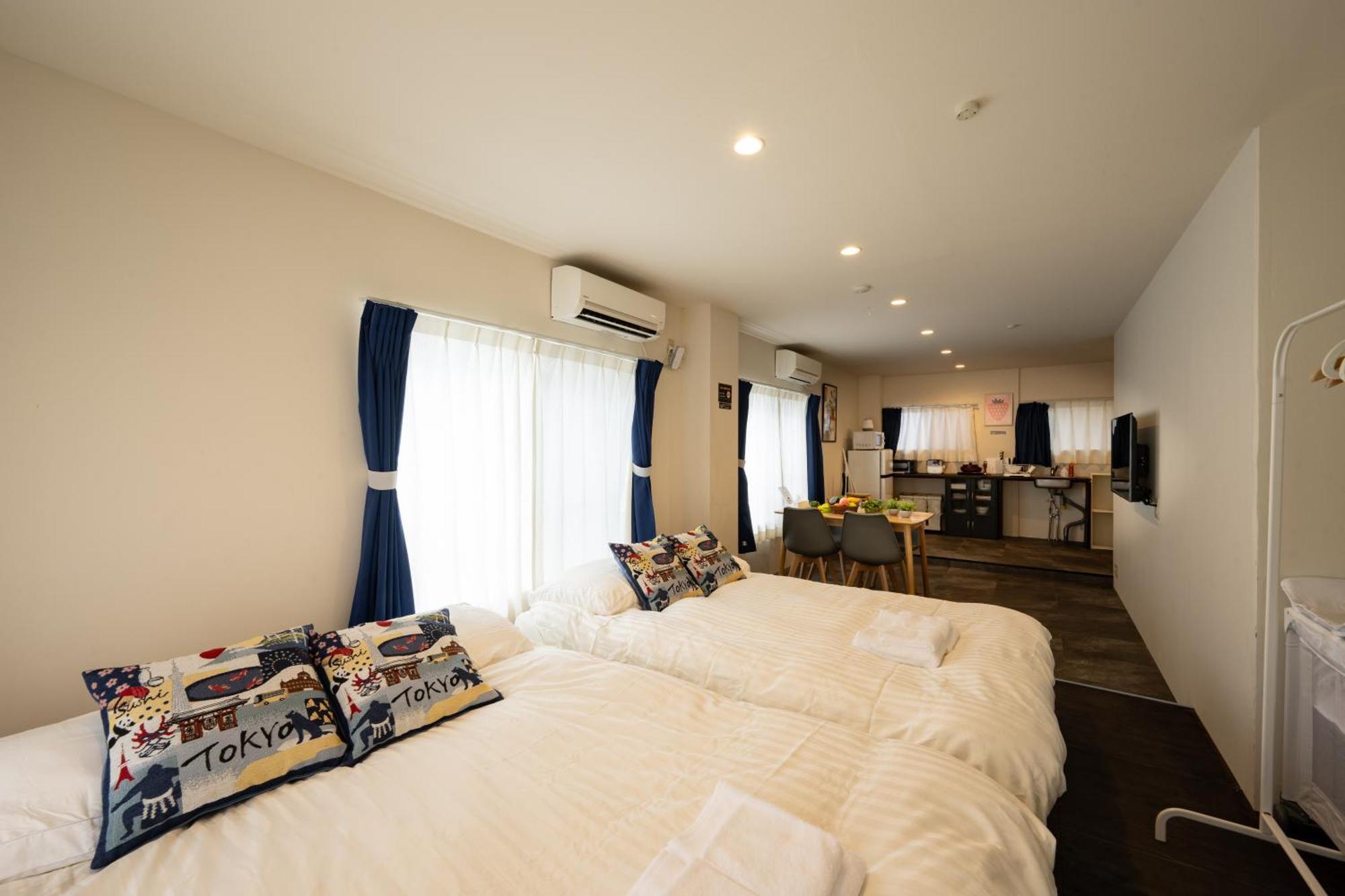 Thunder Hotel -雷門サンダーホテル- 浅草駅から徒歩5分 ベビー用品付き ファミリーも歓迎 大人8名もok!! Токіо Екстер'єр фото