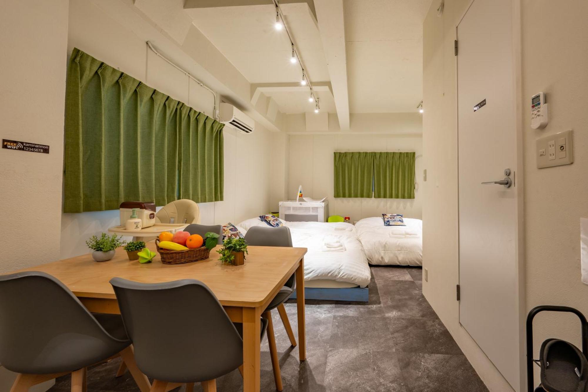 Thunder Hotel -雷門サンダーホテル- 浅草駅から徒歩5分 ベビー用品付き ファミリーも歓迎 大人8名もok!! Токіо Екстер'єр фото